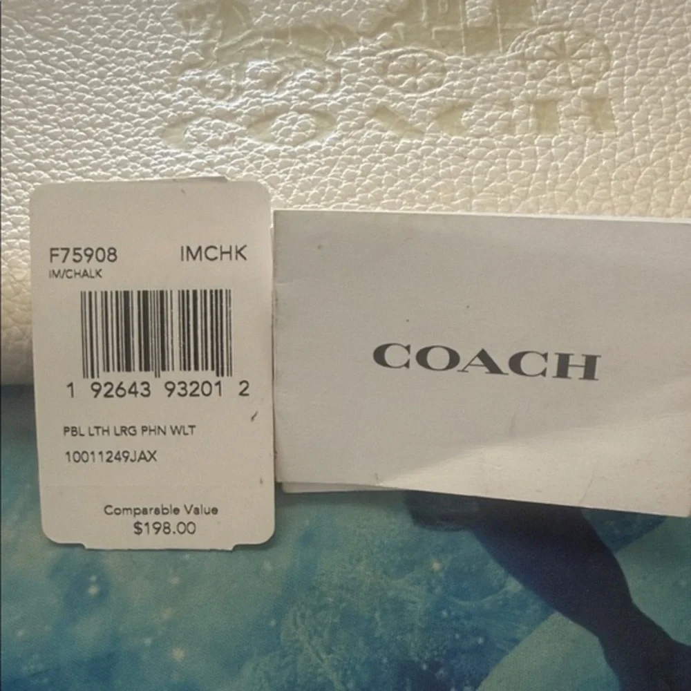 Coach elegant wristlet